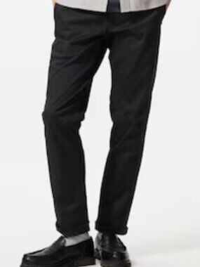 Uniglo Men's Slim Fit Black Chino Pants 36x34 NWT
